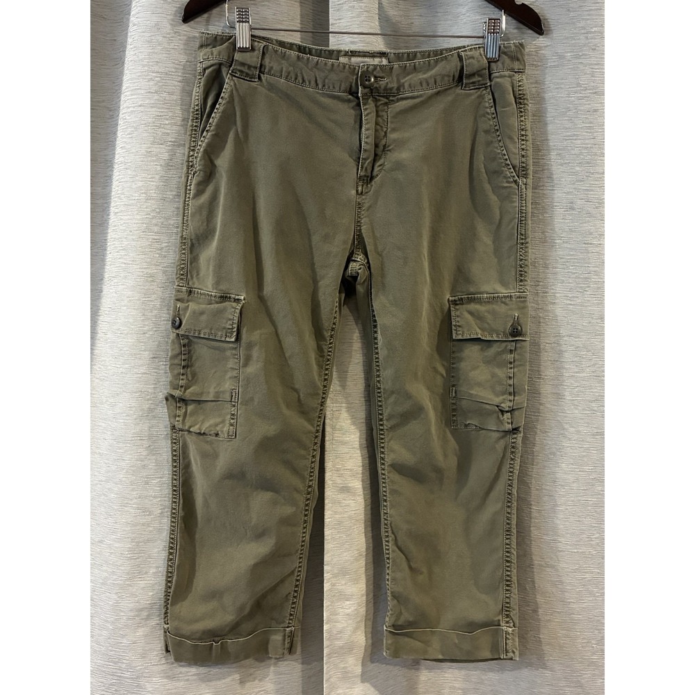 Gramicci Capris Size 8 Green Khaki Pants Y2K 2000s Utility Gorpcore Street